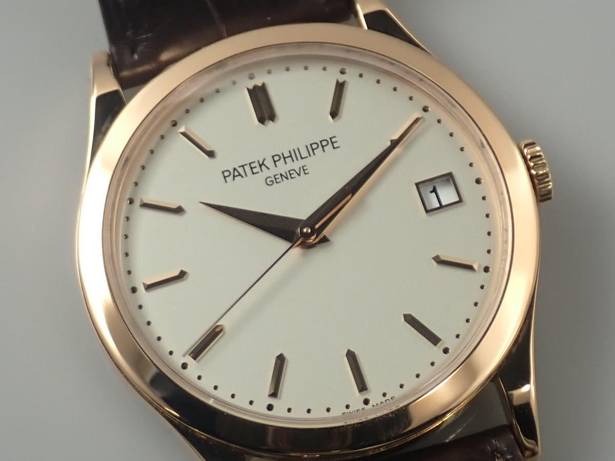 パテックフィリップ カラトラバ Ref.5296R-010 シルバー文字盤 中古 WUS42A48