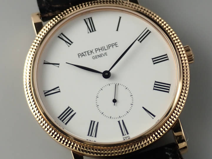 パテックフィリップ カラトラバ Ref.5116R-001 ローズゴールド エナメル文字盤