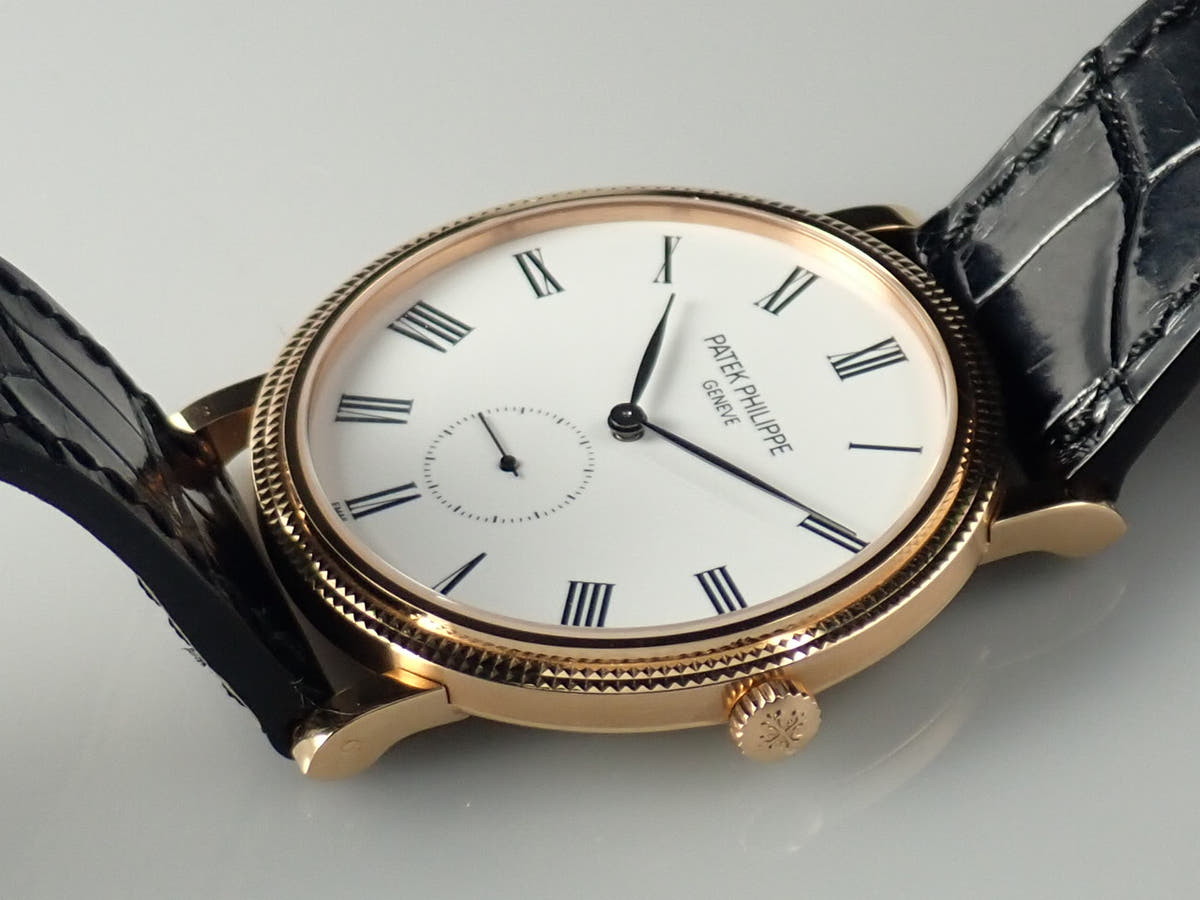 パテックフィリップ カラトラバ Ref.5116R-001 エナメル文字盤 美品 A9WVA018