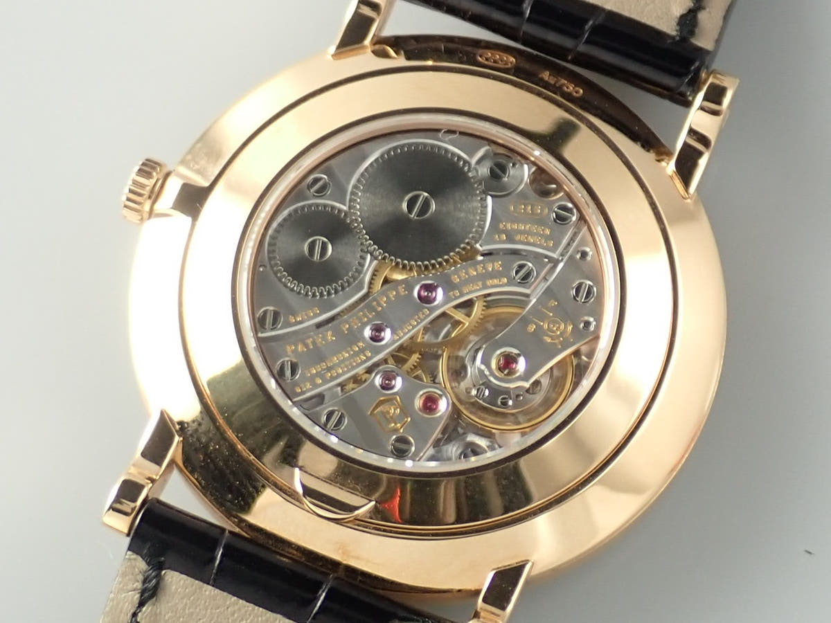 パテックフィリップ カラトラバ Ref.5116R-001 エナメル文字盤 美品 A9WVA018