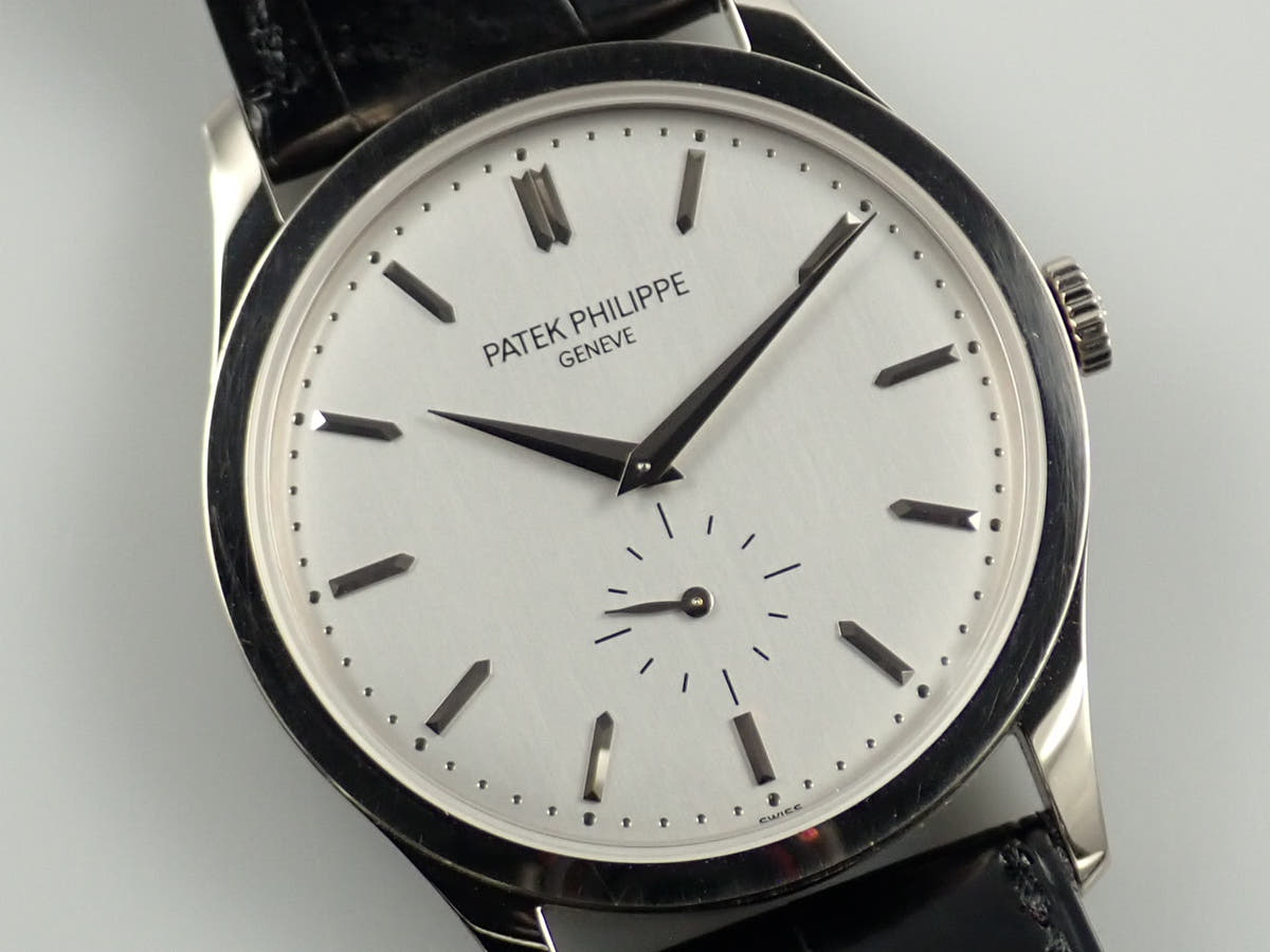 パテックフィリップ カラトラバ Ref.5196G-001 シルバー文字盤 中古 70H26KPL