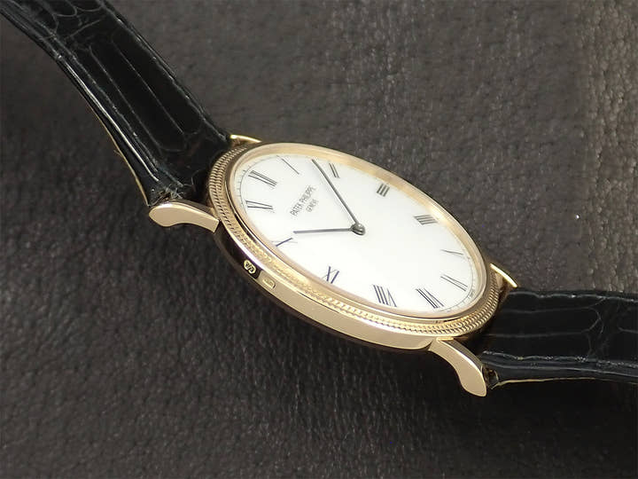 パテックフィリップ カラトラバ Ref.3520DJ イエローゴールド ホワイト文字盤