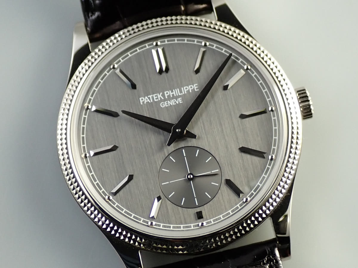 パテックフィリップ カラトラバ Ref.6119G-001 グレー文字盤 極美品 FXV5M7A9