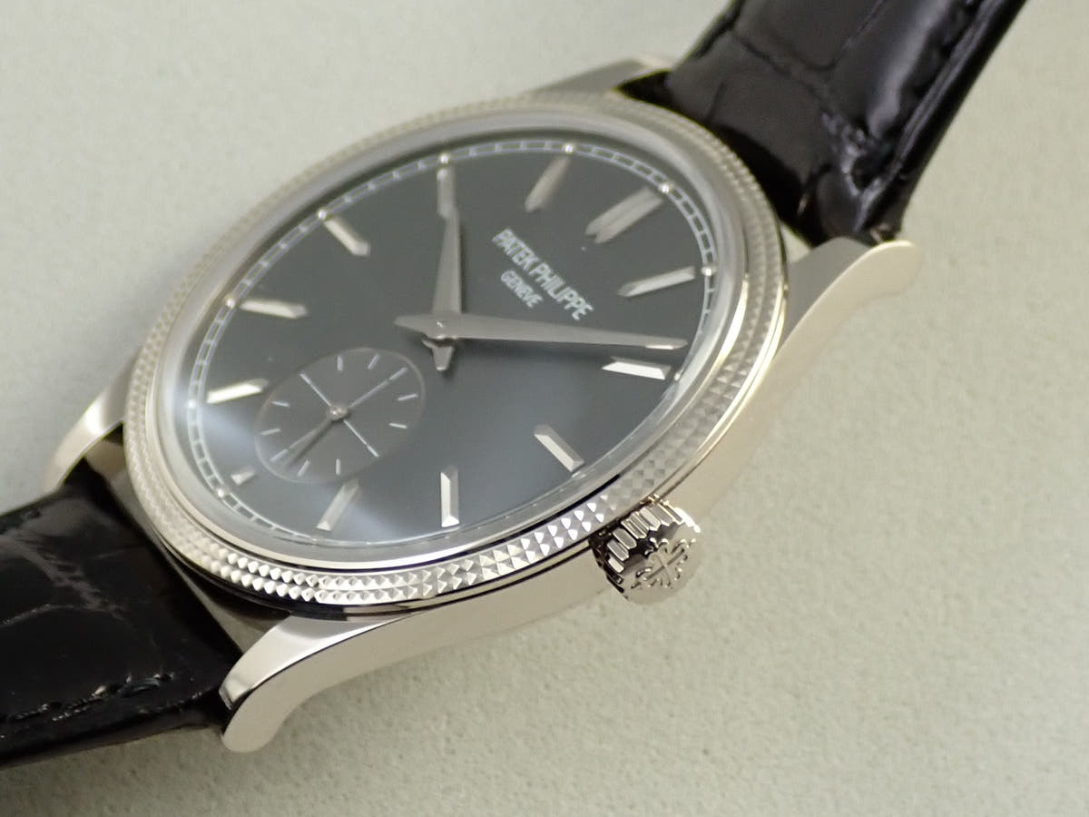パテックフィリップ カラトラバ Ref.6119G-001 グレー文字盤 極美品 FXV5M7A9