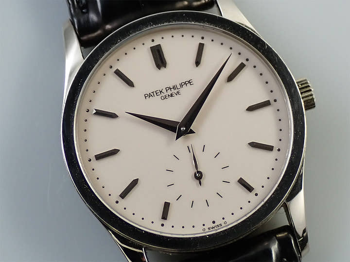 パテックフィリップ カラトラバ Ref.3796G-001 ホワイトゴールド アイボリー文字盤