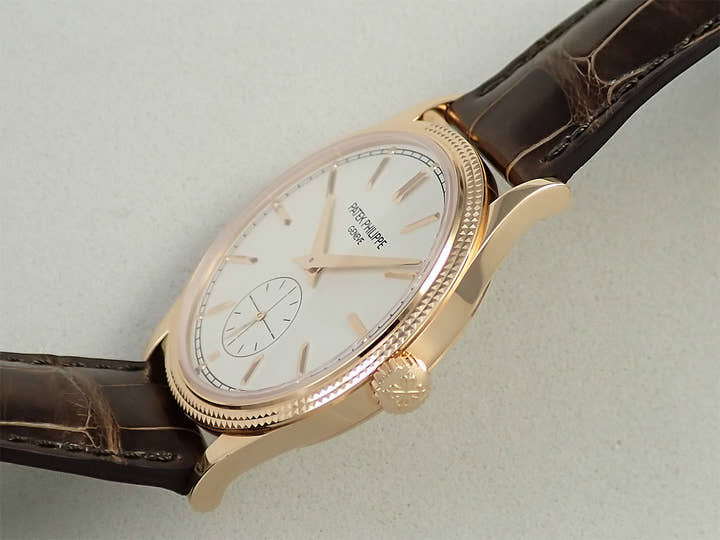パテックフィリップ カラトラバ Ref.6119R-001 ローズゴールド シルバー文字盤
