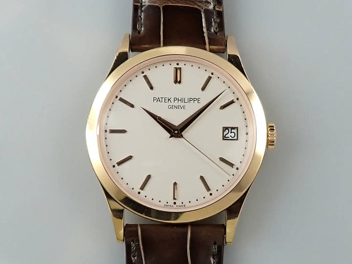 パテックフィリップ カラトラバ Ref.5296R-010 ローズゴールド アイボリー文字盤