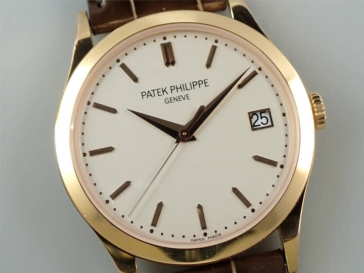 パテックフィリップ カラトラバ Ref.5296R-010 ローズゴールド アイボリー文字盤