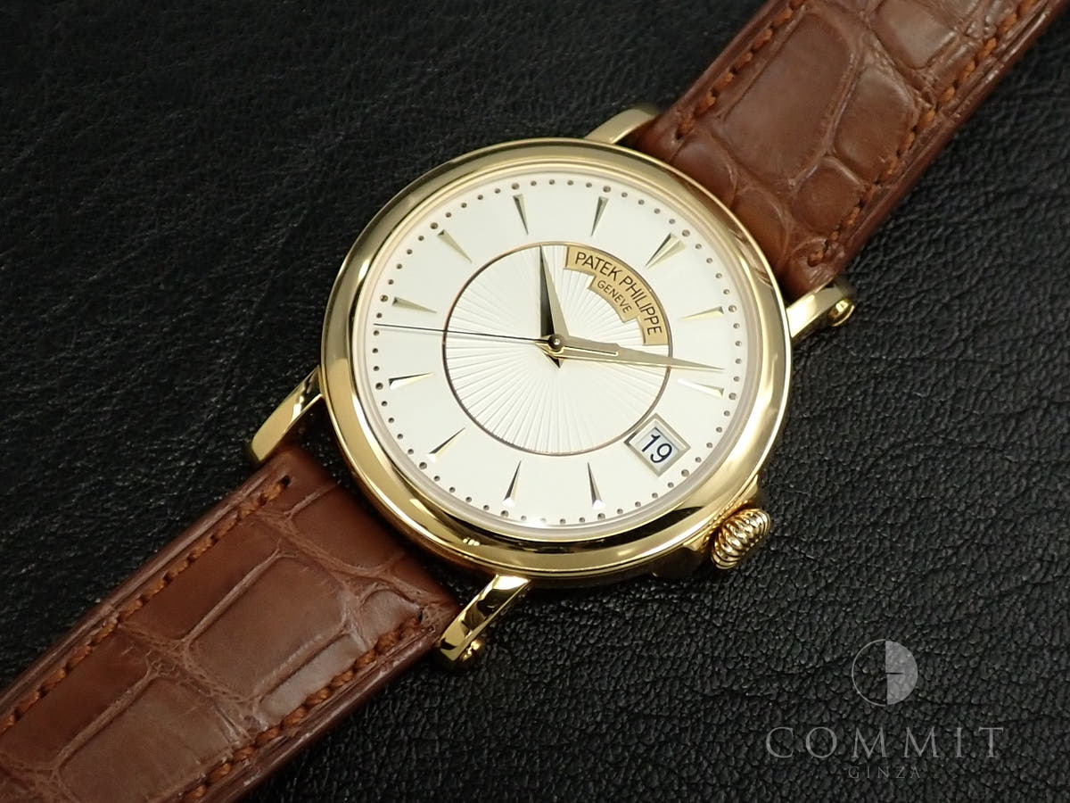 パテックフィリップ カラトラバ オフィサー Ref.5153J-001 シルバー文字盤 中古 61W85275
