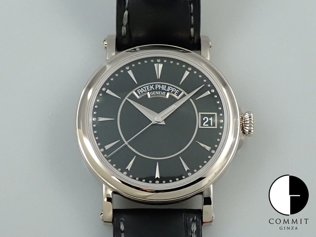 パテックフィリップ カラトラバ オフィサー Ref.5153G-001 ブラック文字盤 中古 7J0S052A