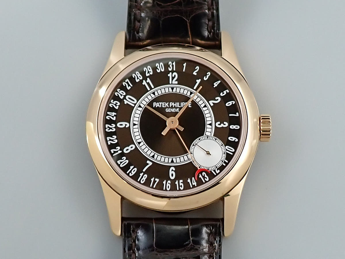パテックフィリップ カラトラバ Ref.6000R-001 ブラウン文字盤 美品 2U892333