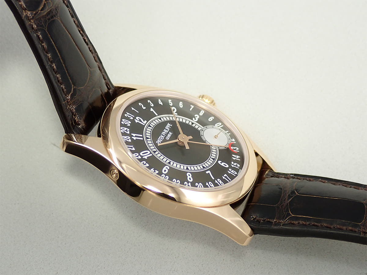 パテックフィリップ カラトラバ Ref.6000R-001 ブラウン文字盤 美品 2U892333