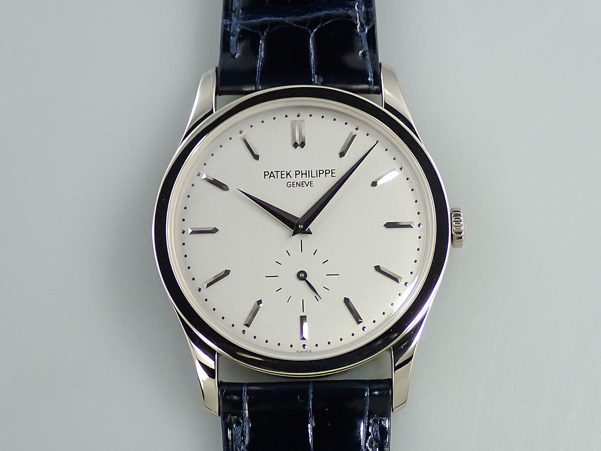 パテックフィリップ カラトラバ Ref.5196G-001 18KWG シルバー文字盤 美品 R9PK0XAW