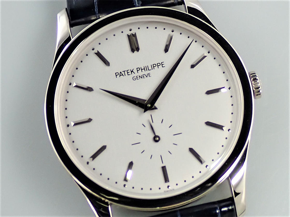 パテックフィリップ カラトラバ Ref.5196G-001 18KWG シルバー文字盤 美品 R9PK0XAW