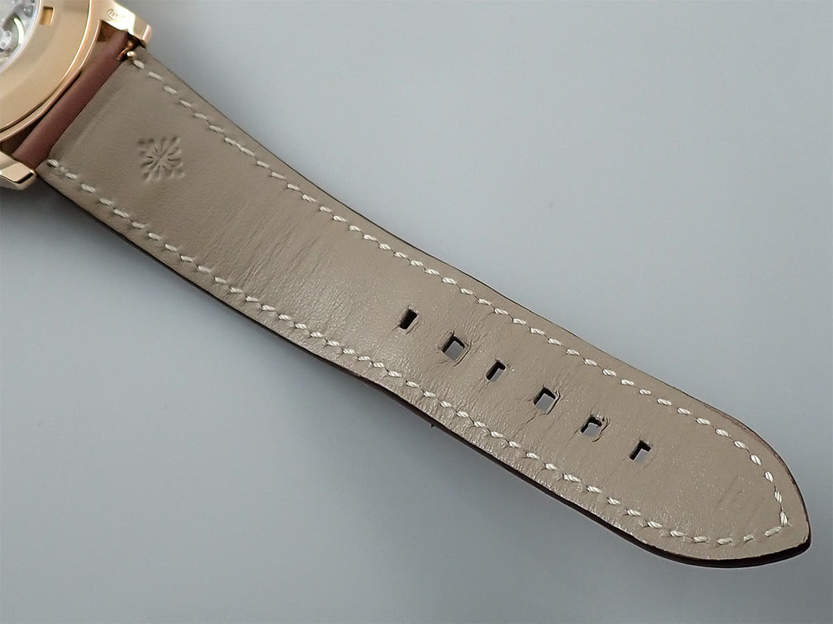 パテックフィリップ カラトラバ パイロット トラベルタイム Ref.5524R-001 ブラウン・ソレイユ文字盤 美品 YKFK5L42