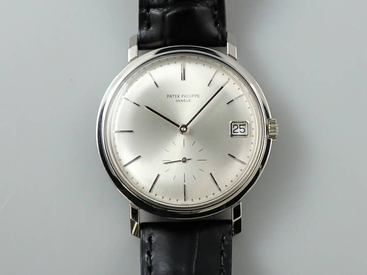 パテックフィリップ カラトラバ Ref.3445G ホワイトゴールド シルバー文字盤