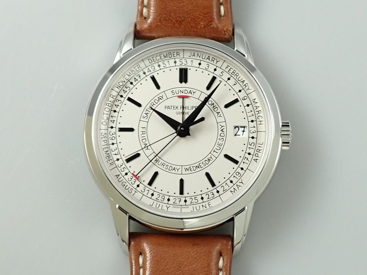 パテックフィリップ カラトラバ ウィークリーカレンダー Ref.5212A-001 シルバー文字盤 美品 4Y5F7KZY