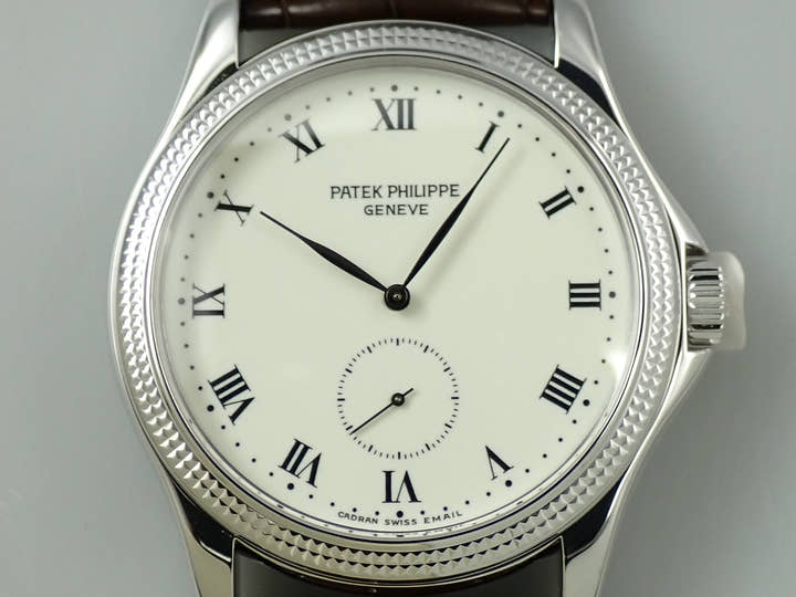 パテックフィリップ カラトラバ Ref.5115G-001 ホワイトゴールド エナメル文字盤
