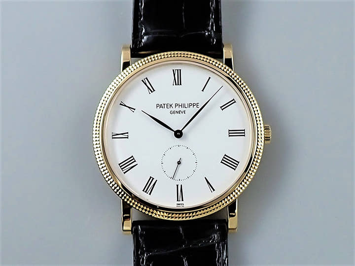 パテックフィリップ カラトラバ Ref.5119J-001 イエローゴールド ホワイト文字盤