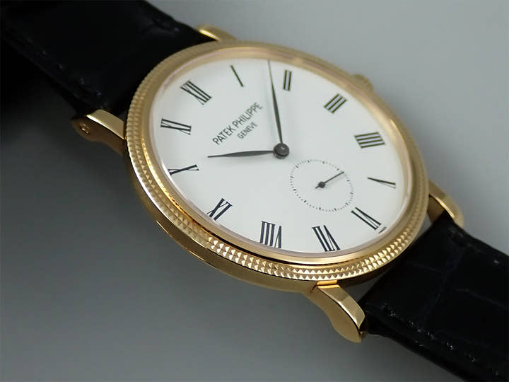 パテックフィリップ カラトラバ Ref.5119J-001 イエローゴールド ホワイト文字盤