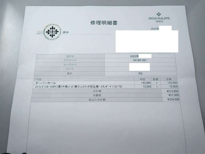 Patek Philippe Calatrava &lt;Warranty, Box, etc.&gt;