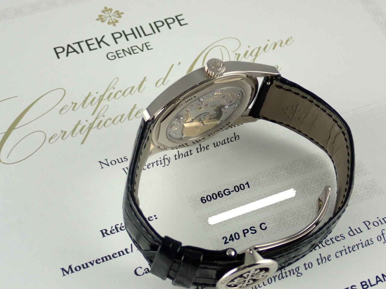 Patek Philippe Calatrava &lt;Warranty, Box, etc.&gt;