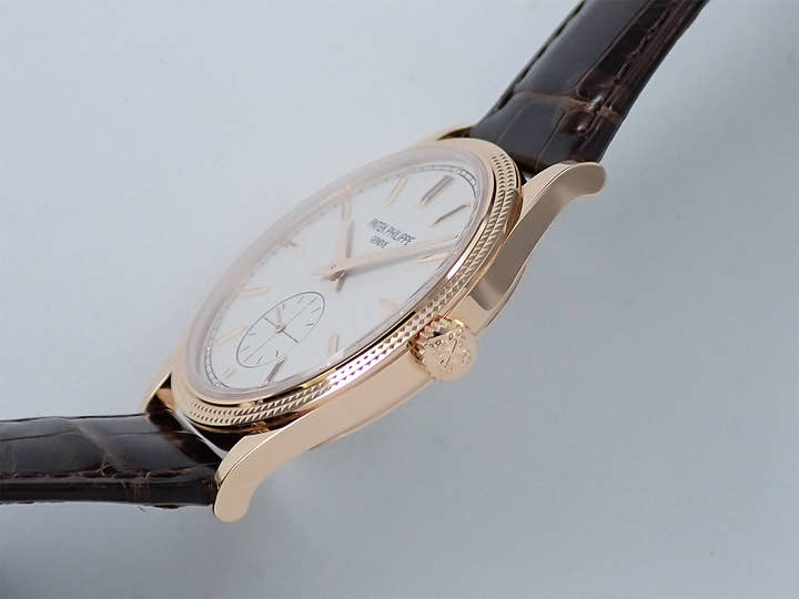パテックフィリップ カラトラバ Ref.6119R-001 ローズゴールド シルバー文字盤
