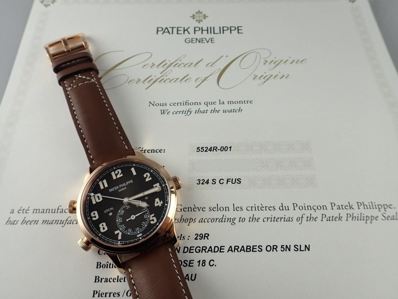 Patek Philippe Calatrava Pilot Travel Time [Excellent condition] &lt;Warranty, box, etc.&gt;