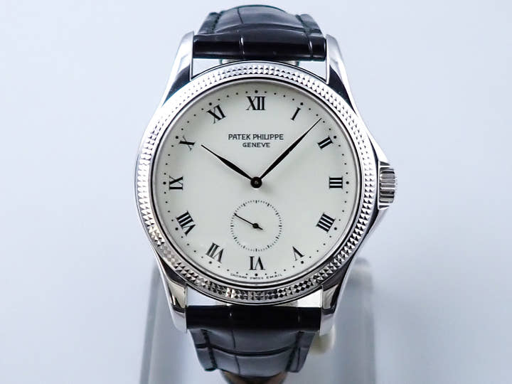 パテックフィリップ カラトラバ Ref.5115G-001 ホワイトゴールド エナメル文字盤