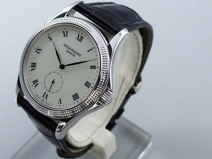 パテックフィリップ カラトラバ Ref.5115G-001 ホワイトゴールド エナメル文字盤