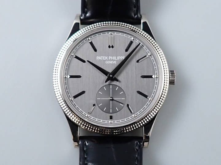 パテックフィリップ カラトラバ Ref.6119G-001 ホワイトゴールド グレー文字盤