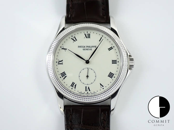 パテックフィリップ カラトラバ Ref.5115G-001 ホワイトゴールド エナメル文字盤