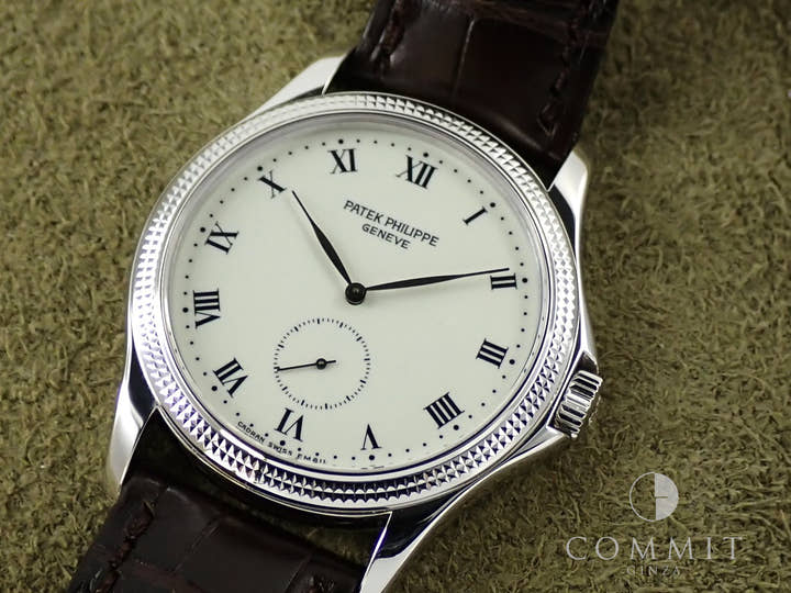 パテックフィリップ カラトラバ Ref.5115G-001 ホワイトゴールド エナメル文字盤