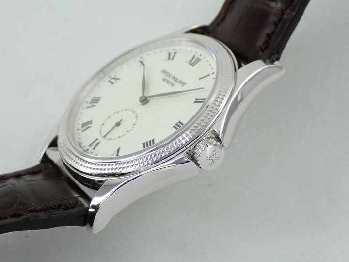 パテックフィリップ カラトラバ Ref.5115G-001 ホワイトゴールド エナメル文字盤