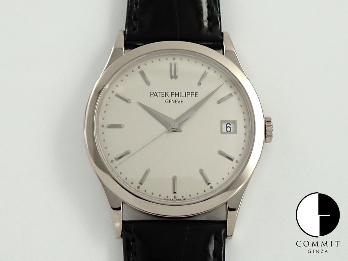 パテックフィリップ カラトラバ Ref.5296G-010 シルバー文字盤 美中古 CV2U1153