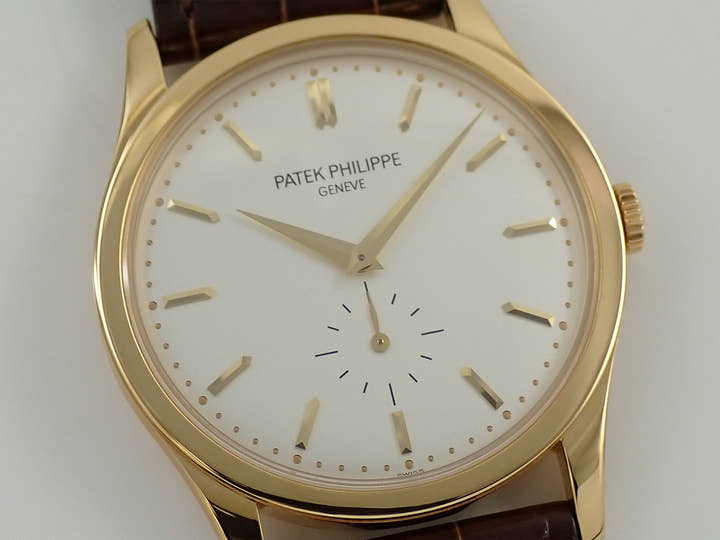 パテックフィリップ カラトラバ Ref.5196J-001 イエローゴールド シルバー文字盤