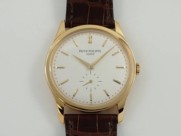 パテックフィリップ カラトラバ Ref.5196J-001 イエローゴールド シルバー文字盤