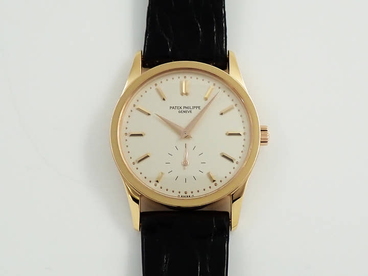 Patek Philippe Calatrava Ref. 3796R Rose Gold Silver Dial