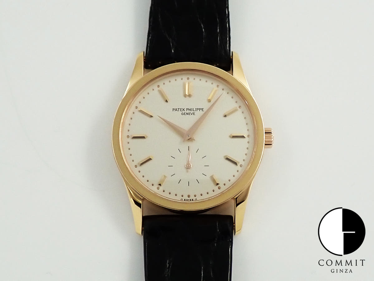 Patek Philippe Calatrava Ref. 3796R Rose Gold Silver Dial