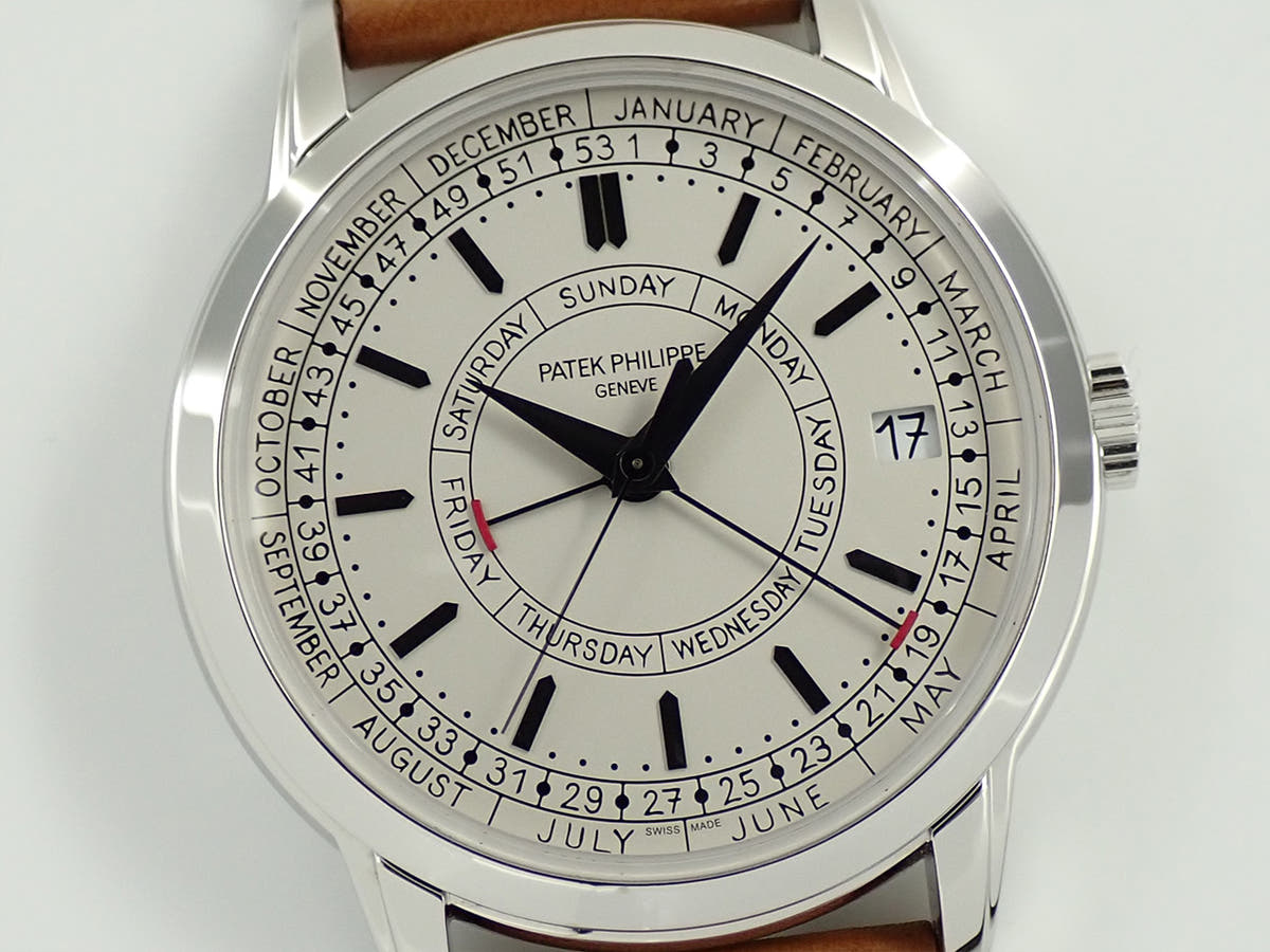 パテックフィリップ カラトラバ ウィークリーカレンダー Ref.5212A-001 シルバー文字盤 美品 78H02AAJ