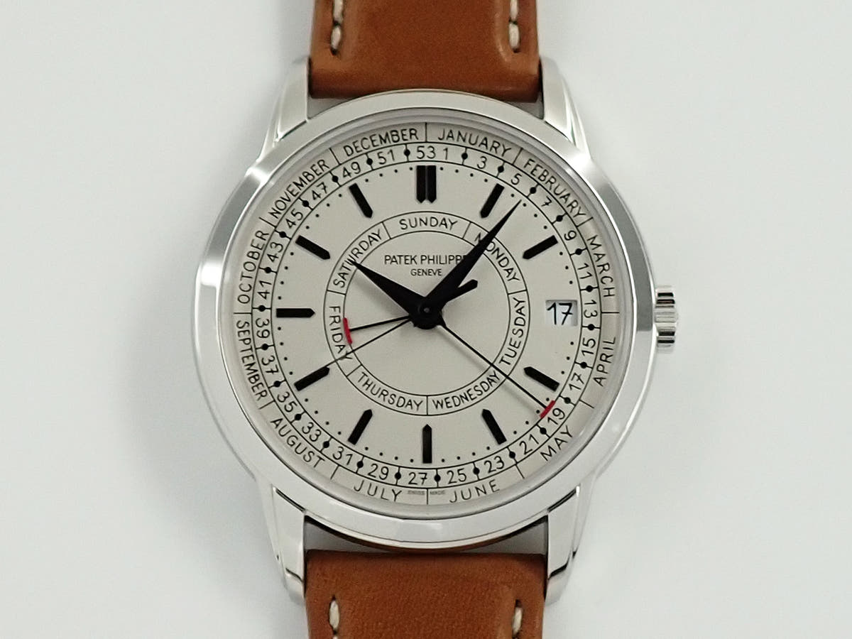 パテックフィリップ カラトラバ ウィークリーカレンダー Ref.5212A-001 シルバー文字盤 美品 78H02AAJ
