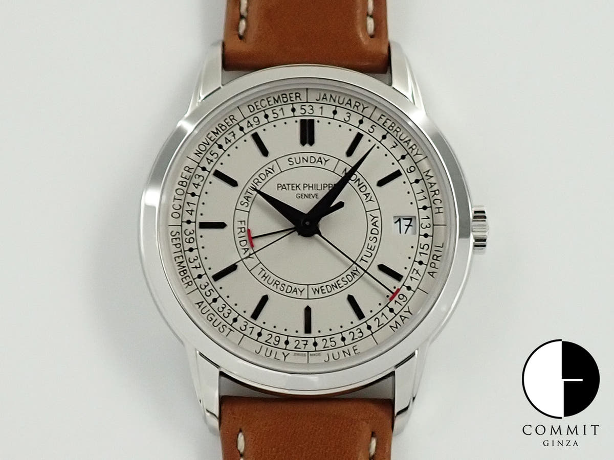 パテックフィリップ カラトラバ ウィークリーカレンダー Ref.5212A-001 シルバー文字盤 美品 78H02AAJ