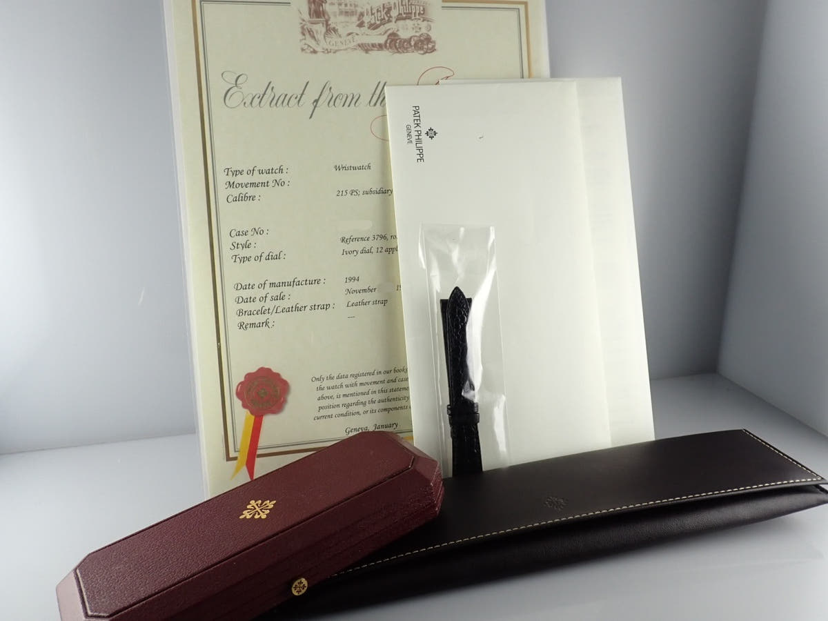 パテックフィリップ カラトラバ Ref.3796 アイボリー文字盤 中古 calatrava-43