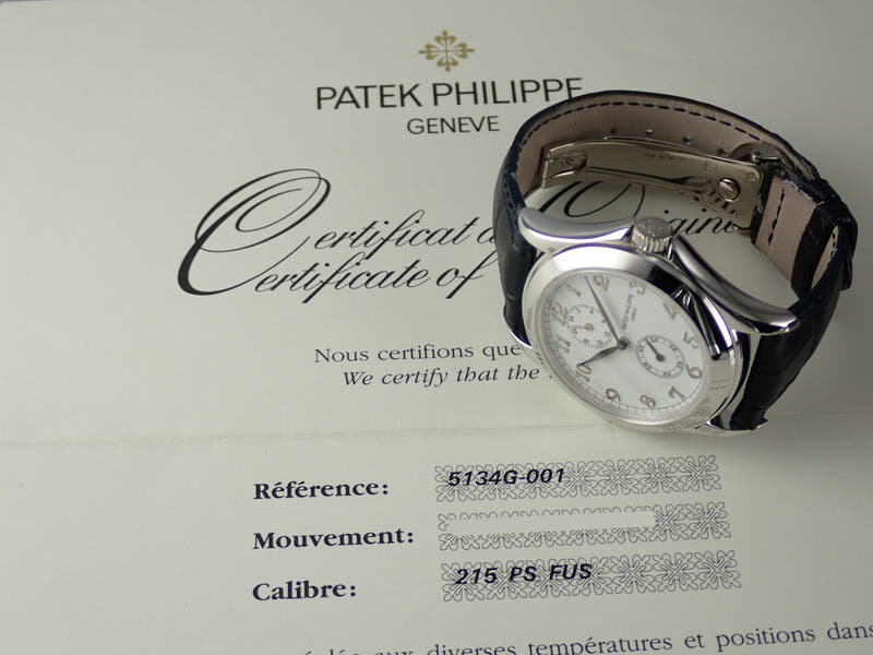 パテックフィリップ カラトラバ Ref.5134G-001 ホワイト文字盤 中古 calatrava-46