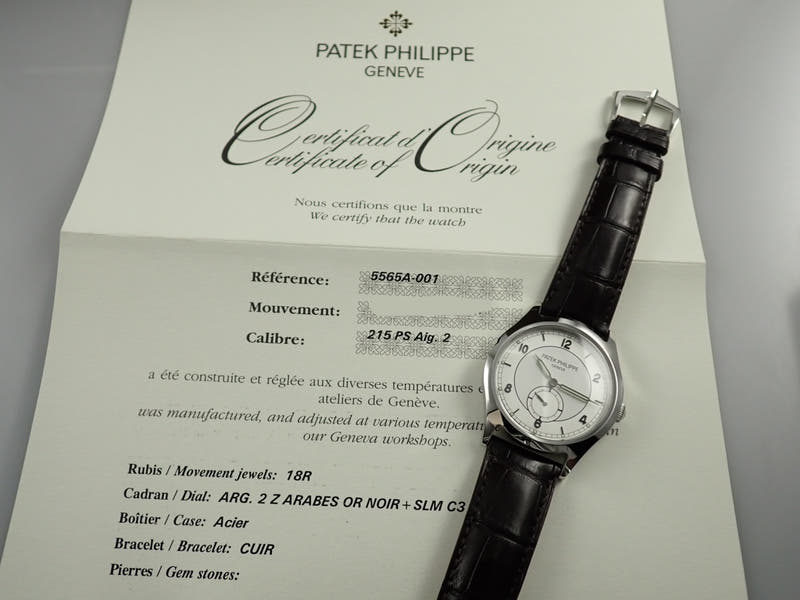 パテックフィリップ カラトラバ Ref.5565A-001 シルバー文字盤 美品 calatrava-71