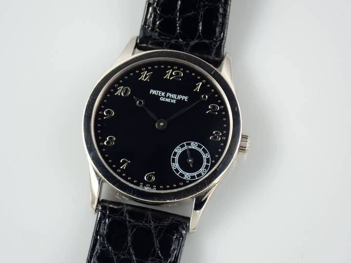 パテックフィリップ カラトラバ Ref.5026G-001 ホワイトゴールド ブラック文字盤