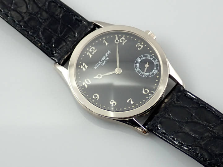 パテックフィリップ カラトラバ Ref.5026G-001 ホワイトゴールド ブラック文字盤