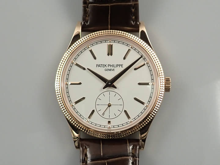 パテックフィリップ カラトラバ Ref.6119R-001 ローズゴールド シルバー文字盤