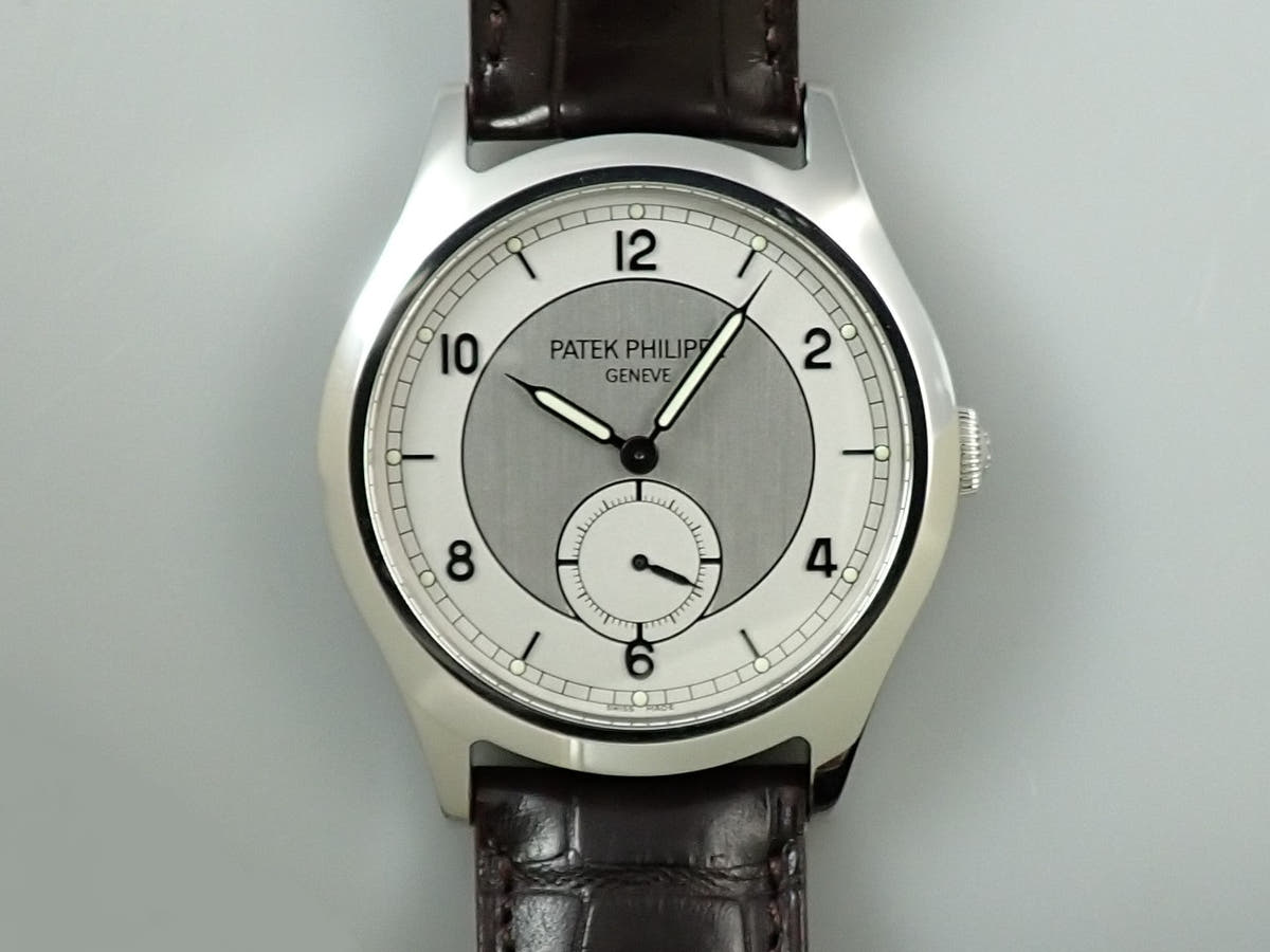パテックフィリップ カラトラバ ジュネーブ ブティック限定 Ref.5565A-001 シルバー文字盤 美品 67WLSS8M