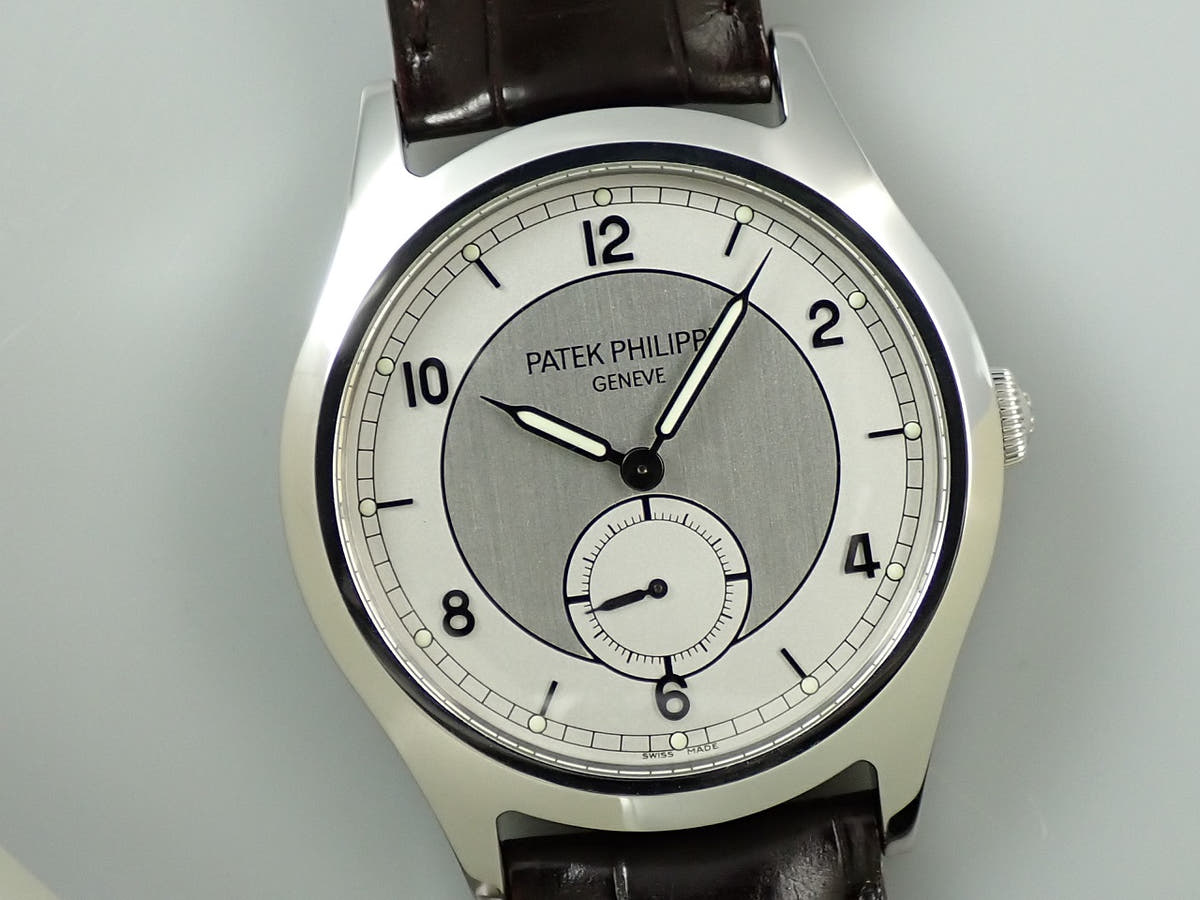 パテックフィリップ カラトラバ ジュネーブ ブティック限定 Ref.5565A-001 シルバー文字盤 美品 67WLSS8M